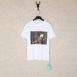 【eu size】authentic off-white print watercolor splatter gradient arrow graffiti ow short sleeve couple tee