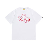 Cross-border wholesale summer classic ape camo lightning print cotton short sleeve t-shirt