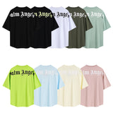 Cross-border wholesale high version pa angel big logo letter foam short-sleeved couple outfit trendy