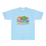 Casablanca T Shirts Fashion Print Street