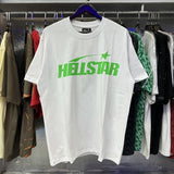 Hs-f summer collection: fog high street washed & distressed heavyweight crew neck graphic tee - couple's style