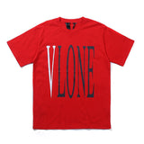 Wang yibo lne short-sleeved big v reflective hot diamond devil angel couple outfit loose