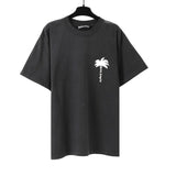 wholesale pa angel coconut tree flame letter logo graffiti paint short-sleeved t-shirt