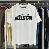 Hs-f summer collection: fog high street washed & distressed heavyweight crew neck graphic tee - couple's style