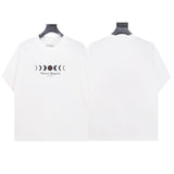 Mm series export wholesale margiela simple style digital four-corner mark couple short-sleeved t-shirtpure cotton high quality