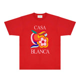 Casablanca T Shirts Fashion Print Street