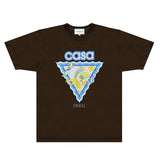 Casablanca T Shirts Fashion Print Street