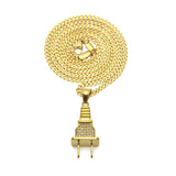Jewelry 'Plug ' necklace