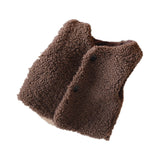 Girl Jacket Boys and Girls Vest Lambswool plus Polar Fleece