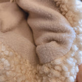 Girl Jacket Boys and Girls Vest Lambswool plus Polar Fleece