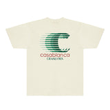 Casablanca T Shirts Fashion Print Street
