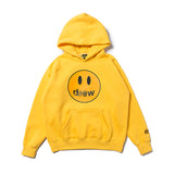 Drew House Hoodie Unisex Loose Casual Fleece Hoodie