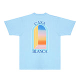 Casablanca T Shirts Fashion Print Street