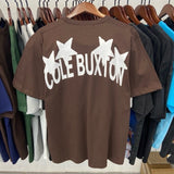 American cole buxton short sleeve men's couple ins high street spring summer loose t-shirt women's cb