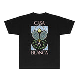Casablanca T Shirts Fashion Print Street