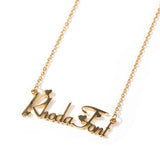 Jewelry Hip Hop Stainless Steel Alphabet Necklace DIY Custom Alphabet Word Up