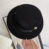 Walter White Fedora Fedora Hat British Vintage Woolen Top Hat