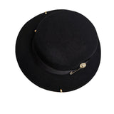 Walter White Fedora Fedora Hat British Vintage Woolen Top Hat
