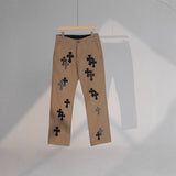 CHH Chrome Hearts Jeans Unisex Casual Loose Jeans