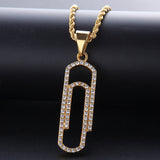Jewelry Hip Hop Diamond Helmet Barbell Necklace Word Up rapper