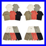 Fog season 8 essentials flocked print couple's relaxed fit crew neck short sleeve t-shirt