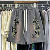 Hs-f summer collection: fog high street washed & distressed heavyweight crew neck graphic tee - couple's style