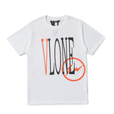 Wang yibo lne short-sleeved big v reflective hot diamond devil angel couple outfit loose