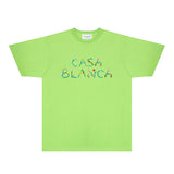 Casablanca T Shirts Fashion Print Street