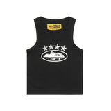 Wholesale crteiz basic devil's island printing sweatshirt american high street casual vest without
