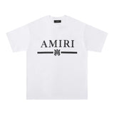 Wholesale amri splatter paint letter logo short sleeve t-shirt couple outfit high quality pure cotton shorts set