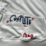 CHH Chrome Heart Hoodie Colored cross leather Sanskrit graffiti hooded sweater