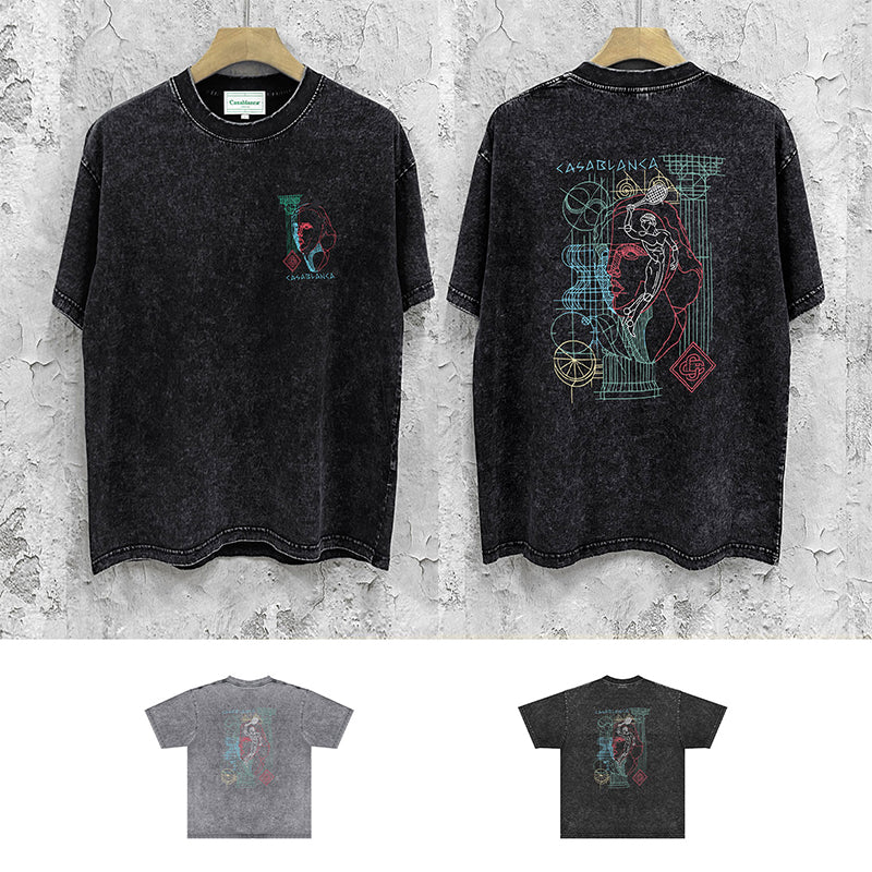 Casablanca Distressed T-Shirt