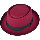 Walter White Hats Autumn and Winter Style Wool Felt Compressed Hat Men and Women Felt Hat Wool Cap
