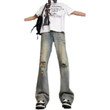Unisex Jeans Vintage Ripped Jeans Men's Summer Trousers