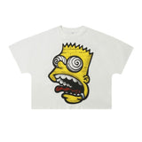 Wholesale billin hip-hop high street cartoon graphic dropped shoulder couple's short sleeve t-shirt