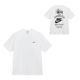 Summer running volume stussy short-sleeved t-shirt dice black eight ice cream comfy basics american couple summer t