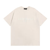 Fog season 8 essentials flocked print couple's relaxed fit crew neck short sleeve t-shirt