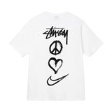 Three-label short-sleeve summer men's relaxed fit high-quality t-shirt