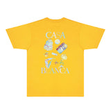 Casablanca T Shirts Fashion Print Street