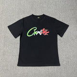 Wholesale foreign trade corteiz devil's island letter logo print short sleeve fog high street couple oversized t-shirt