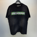 H-star series] fog high street retro women's head washed and distressed couple t-shirt shorts sweatshirt pants