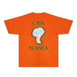 Casablanca T Shirts Fashion Print Street