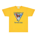 Casablanca T Shirts Fashion Print Street