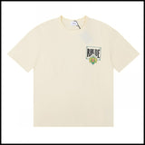 American trend rhu marlboro high definition printing de casual round neck short sleeve t-shirt export wholesale