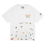 American gallery dep basic letter classic logo short-sleeved men