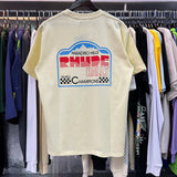 Rhude T Shirts Paradiso Rally Racing Short Sleeves Men and Women