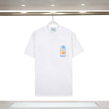Casablanca spring/summer dreamland: starry castle casa letter logo short sleeve couple's tee