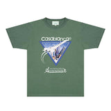 Casablanca T Shirts Fashion Print Street