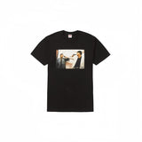 Wholesale export sup streetwear letter print 100% cotton t-shirt - relaxed fit, crew neck, short sleeve