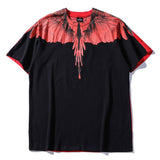 Marcelo classic phantom wings t-shirt - colorful feather lightning blade design - perfect for couples (mb short sleeve)